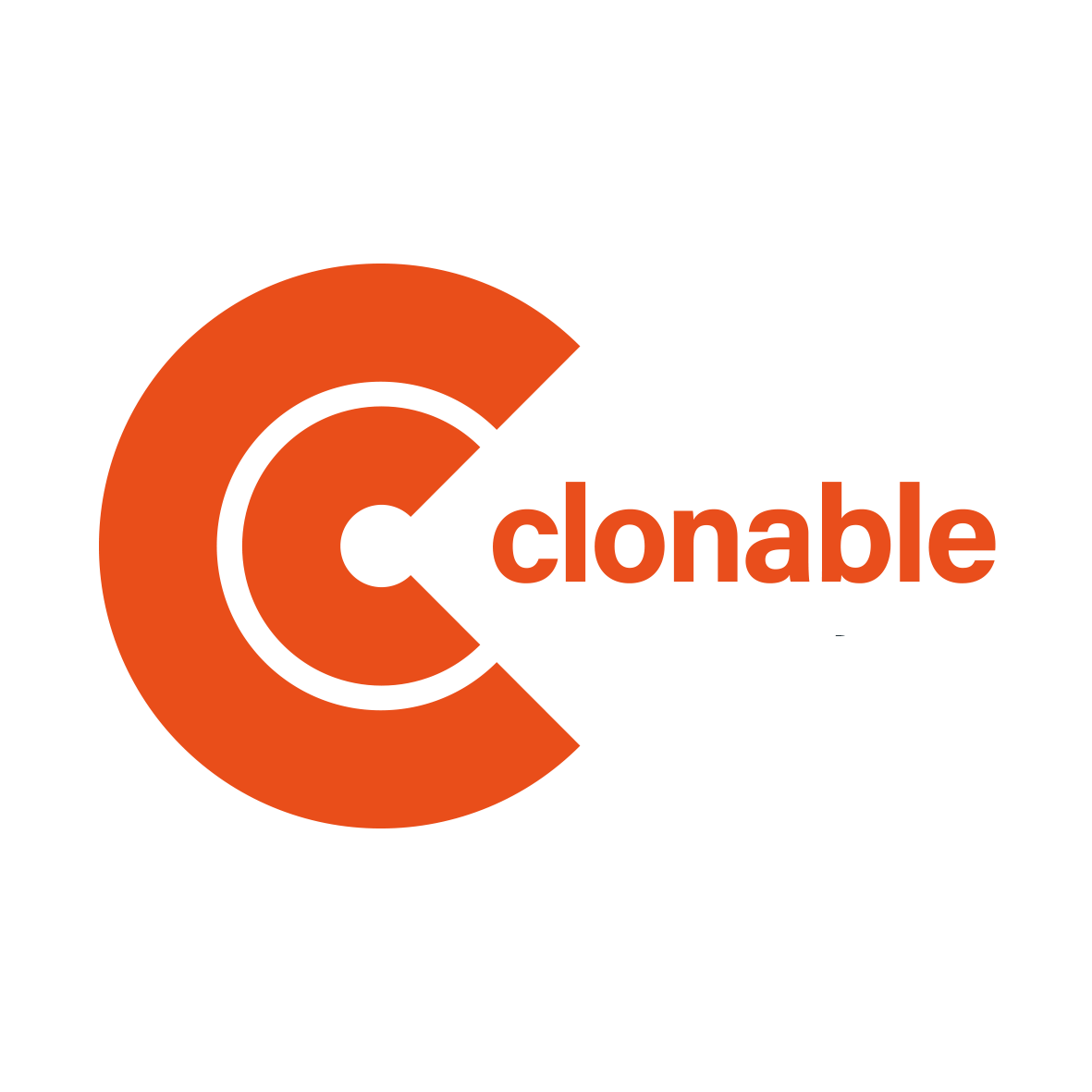 Clonable Logo na jasnym tle